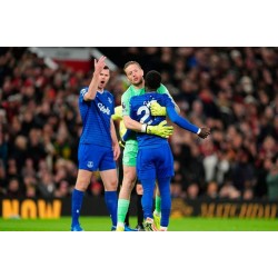 Während des Spiels brach eine Schlägerei zwischen Everton-Spielern aus Während des Spiels brach eine Schlägerei zwischen Everton-Spielern aus